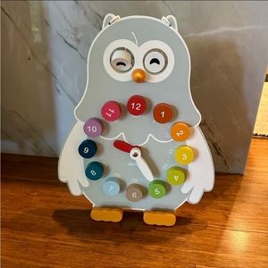 Janod Owly Wooden Clock